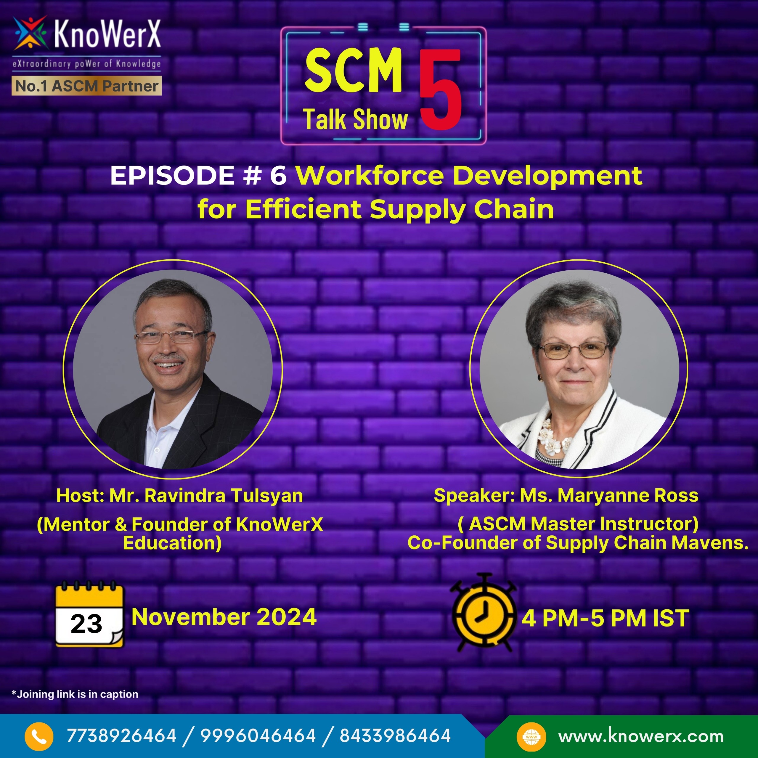 SCM Talk Show Season 5 Episode 06 Workforce Development for Efficient Supply Chain