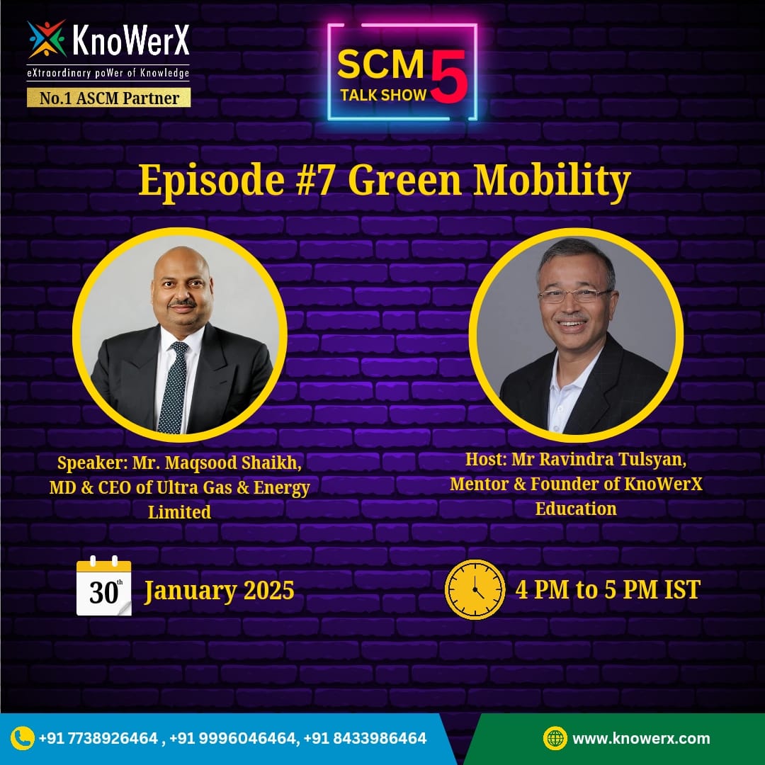 SCM TALKSHOW SEASON 5 Episode 7 on Green Mobility