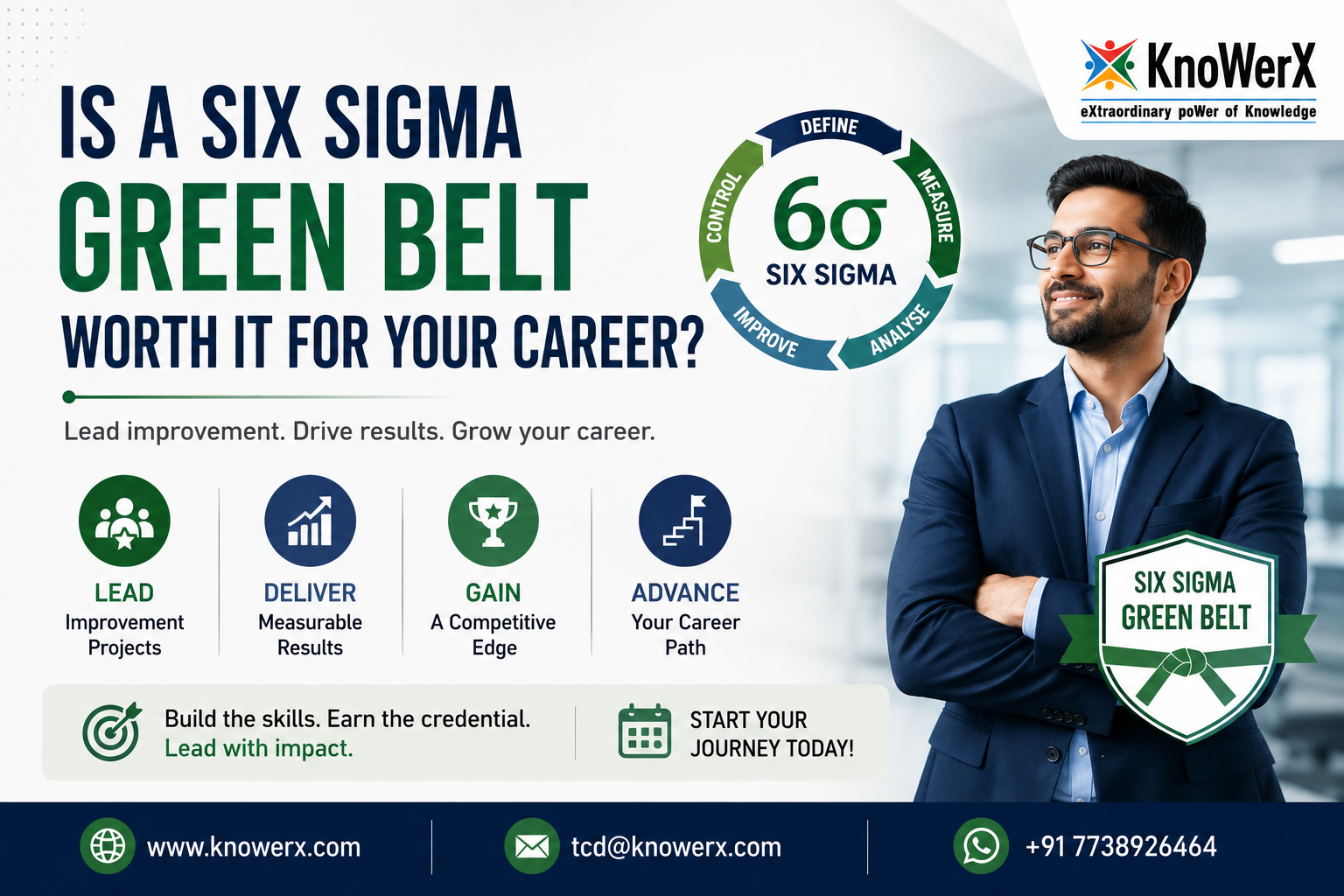 Six Sigma Green Belt | Lead Process Improvement With Confidence | KnoWerX