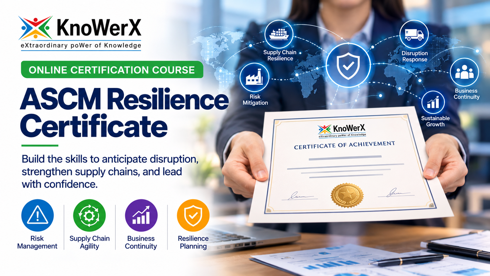 ASCM Resilience Certificate | Benefits, Skills and Training | KnoWerX